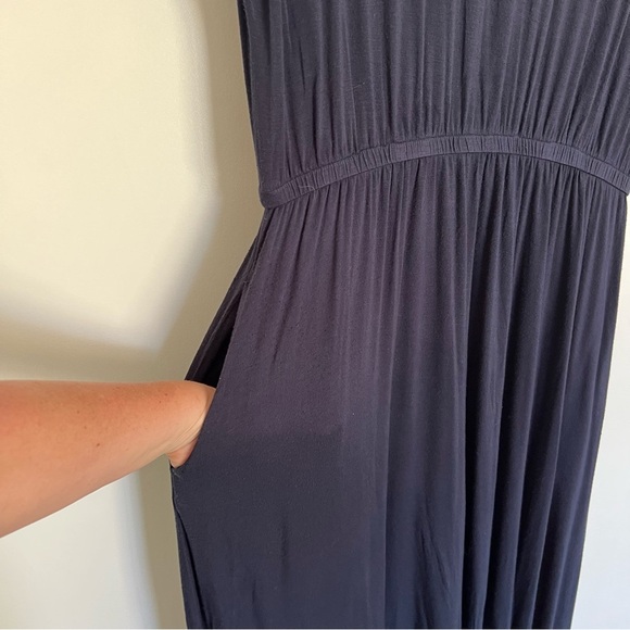 Lane Bryant Dolman-Sleeve Tie Dye Maxi Dress Black size 14/16 - Picture 4 of 10